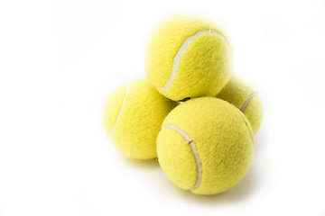 Image showing Tennis balls