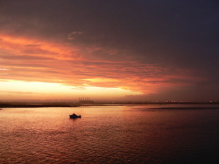 Image showing river sunset2