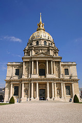 Image showing les invalides in paris france 