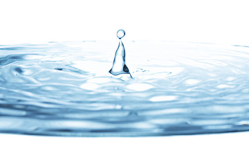 Image showing Water shapes on surface