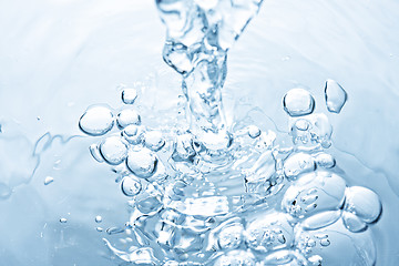 Image showing Water leaking to puddle