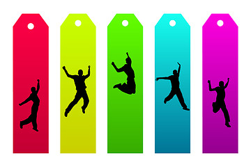 Image showing Colorful Bookmarks