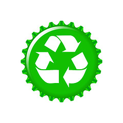 Image showing Recycle Cap Illustration