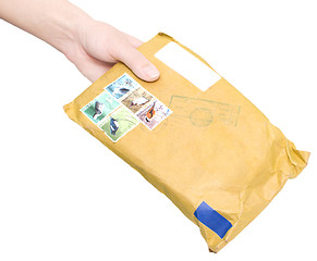 Image showing hand with envelope