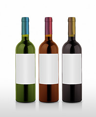 Image showing wine bottles