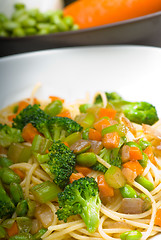 Image showing vegetable pasta