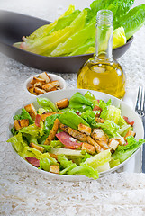 Image showing fresh homemade ceasar salad