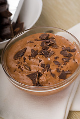 Image showing fresh homemade chocolate mousse