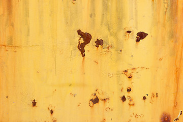 Image showing orange rusting background