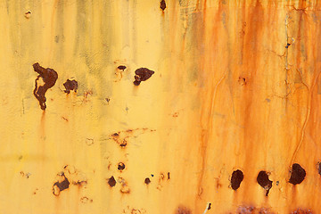Image showing rusting orange background