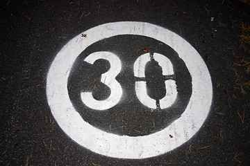 Image showing number 30