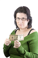 Image showing woman money