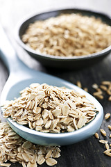 Image showing Rolled oats and oat groats