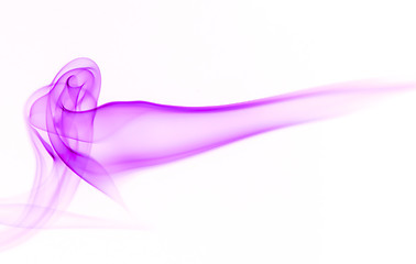 Image showing Abstract purple waves