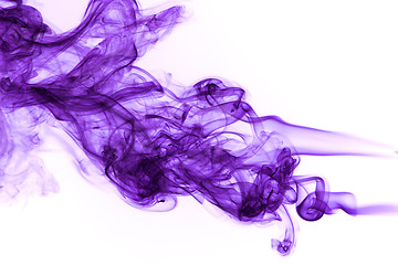 Image showing abstract purple waves