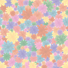 Image showing Floral seamless background, part 1