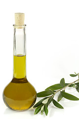 Image showing Bottle of olive oil