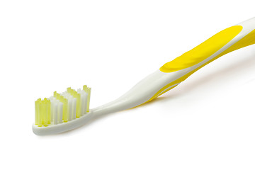 Image showing Yellow toothbrush