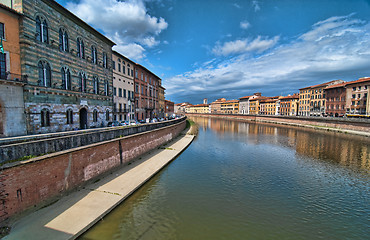 Image showing Lungarni, Pisa