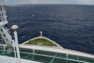 Image showing Detail of a Cruise Ship, April 2009