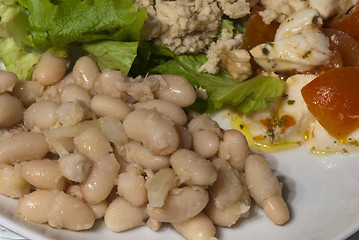 Image showing Hors d'Oeuvre on a Tuscan Table