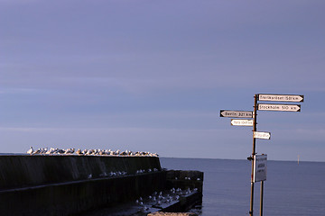 Image showing harbour in sweden