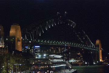 Image showing Sydney Harbour at Night