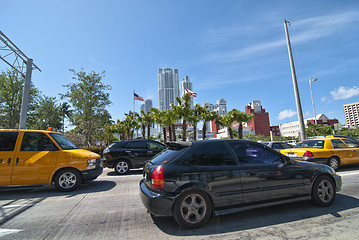 Image showing Streets of Miami, Florida