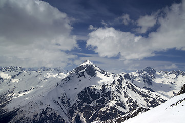 Image showing Caucasus Mountains. Dombay. Semenov Bashi