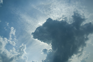 Image showing storm clouds