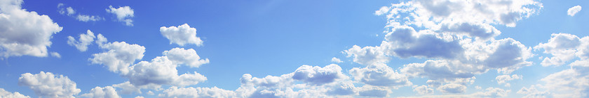 Image showing Blue cloudy sky