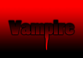 Image showing Vampire Word