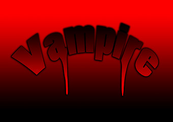 Image showing Vampire Word