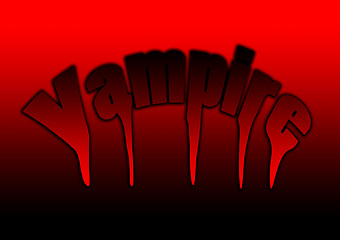 Image showing Vampire Word