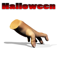 Image showing Halloween Hand