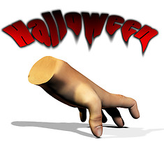 Image showing Halloween Hand