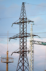 Image showing Electric power lines