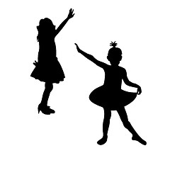 Image showing girls dancing