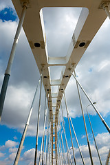 Image showing Suspension bridge.