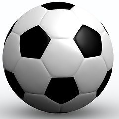 Image showing black football