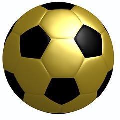 Image showing gold football