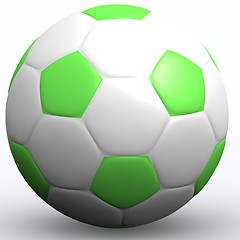 Image showing green football