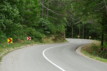 Image showing Mountain road