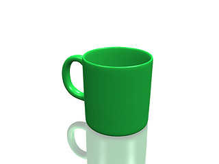 Image showing Green Coffee Cup