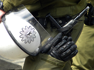 Image showing Police equipment