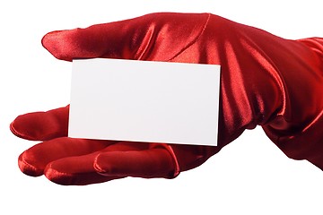 Image showing Blank Business Card Hers