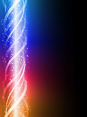 Image showing Colorful Glowing Lines Background.