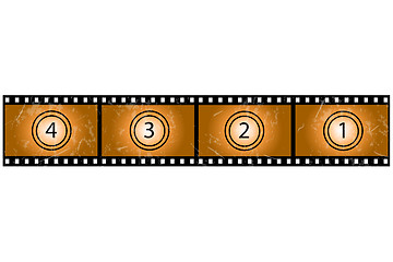 Image showing Grunge Film Reel