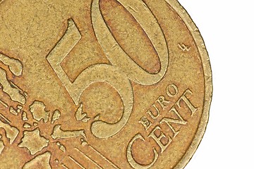 Image showing 50 euro cents