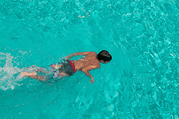 Image showing Swimming